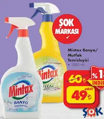 MİNTAX BANYO/MUTFAK TEMİZLEYİCİ 1000 ML MİNTAX BANYO/MUTFAK TEMİZLEYİCİ 1000 ML